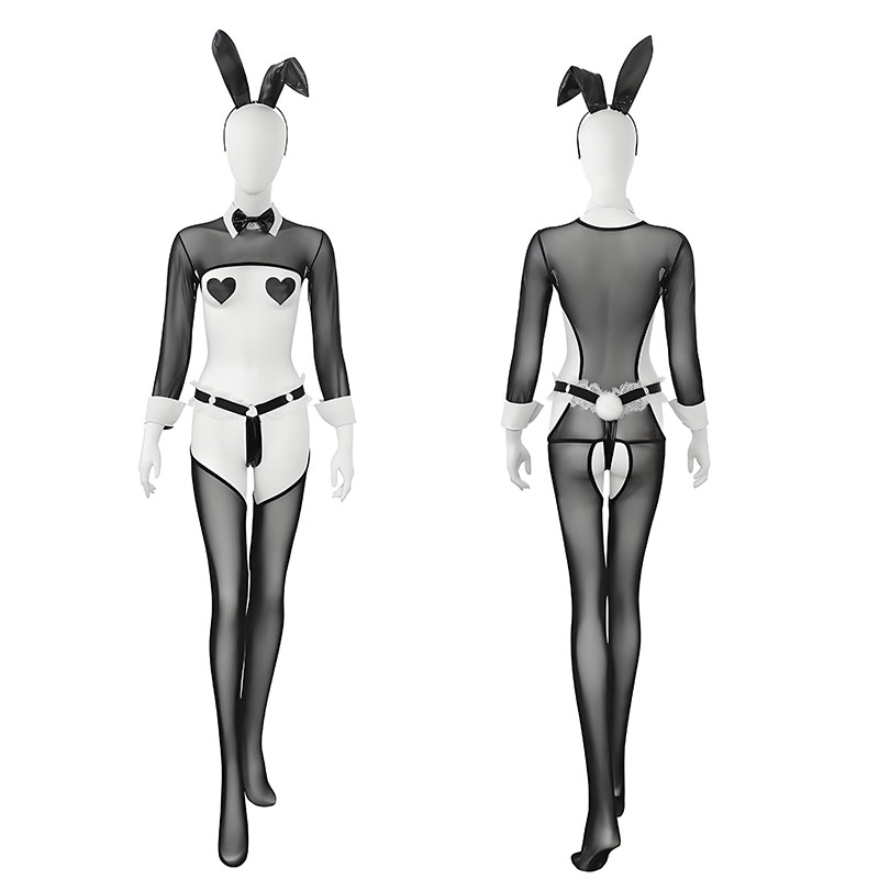 Garter Belt Set - Disfraz de Anime de Conejita, Uniforme