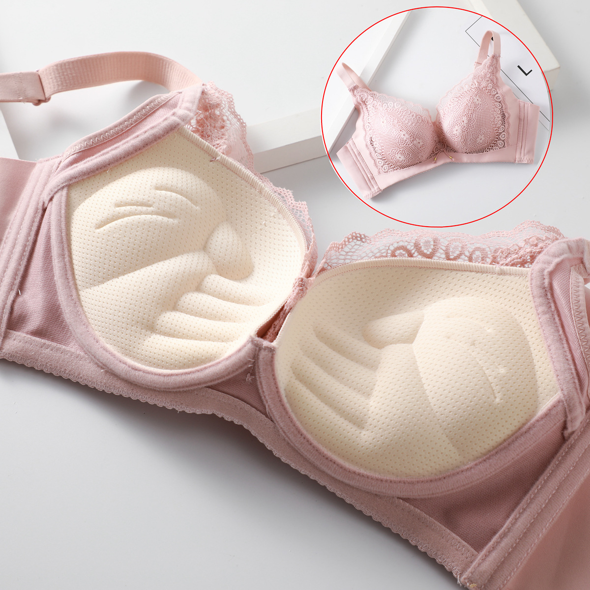 Bralette Wireless Soft - Sujetador Push Up para mujer, Bralette