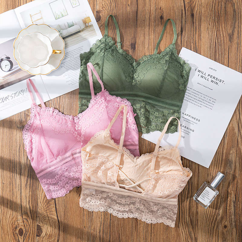 Strapless Bra Backless - Lencería de encaje Sexy 3D para