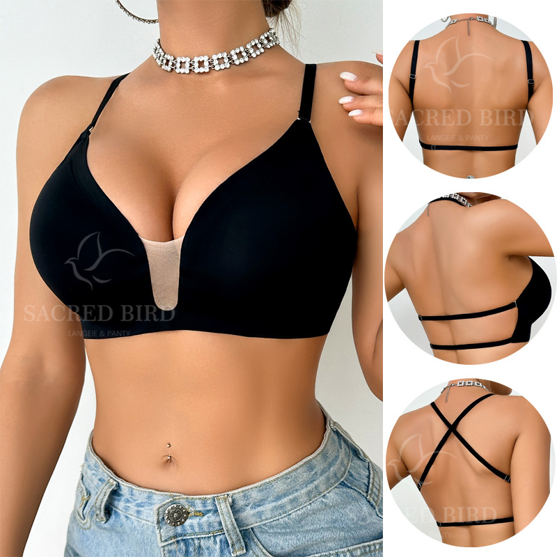 Strapless Bra Backless - Ropa interior de mujer ligera sin