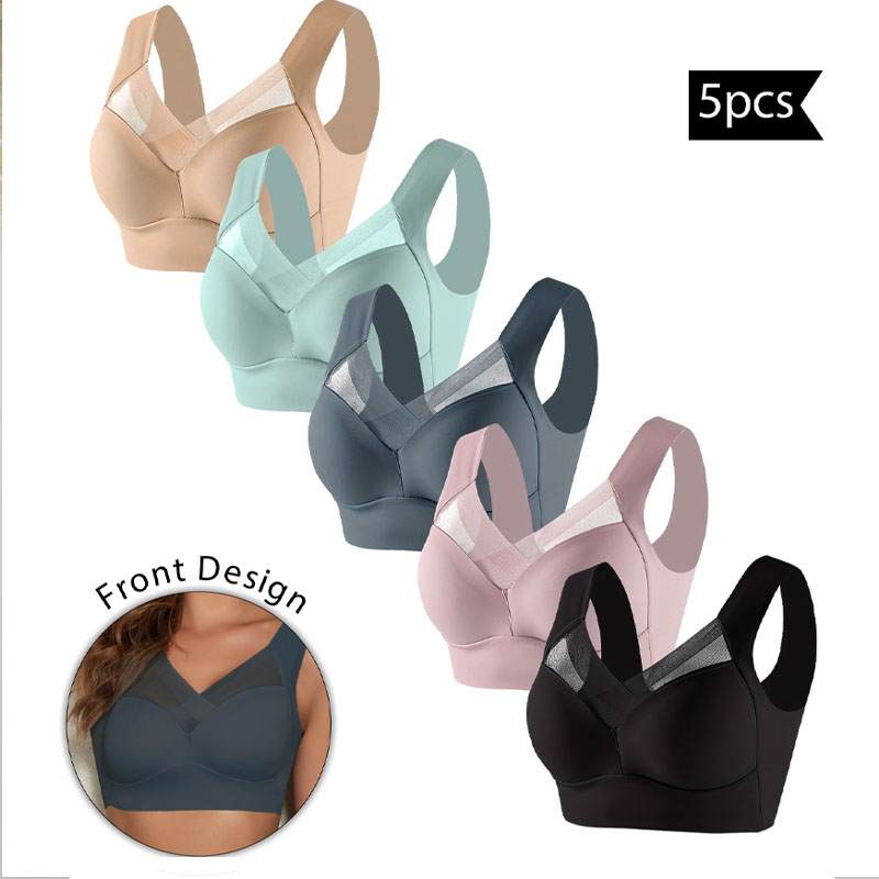 Bralette Wireless Soft - Sujetadores deportivos de copa completa para