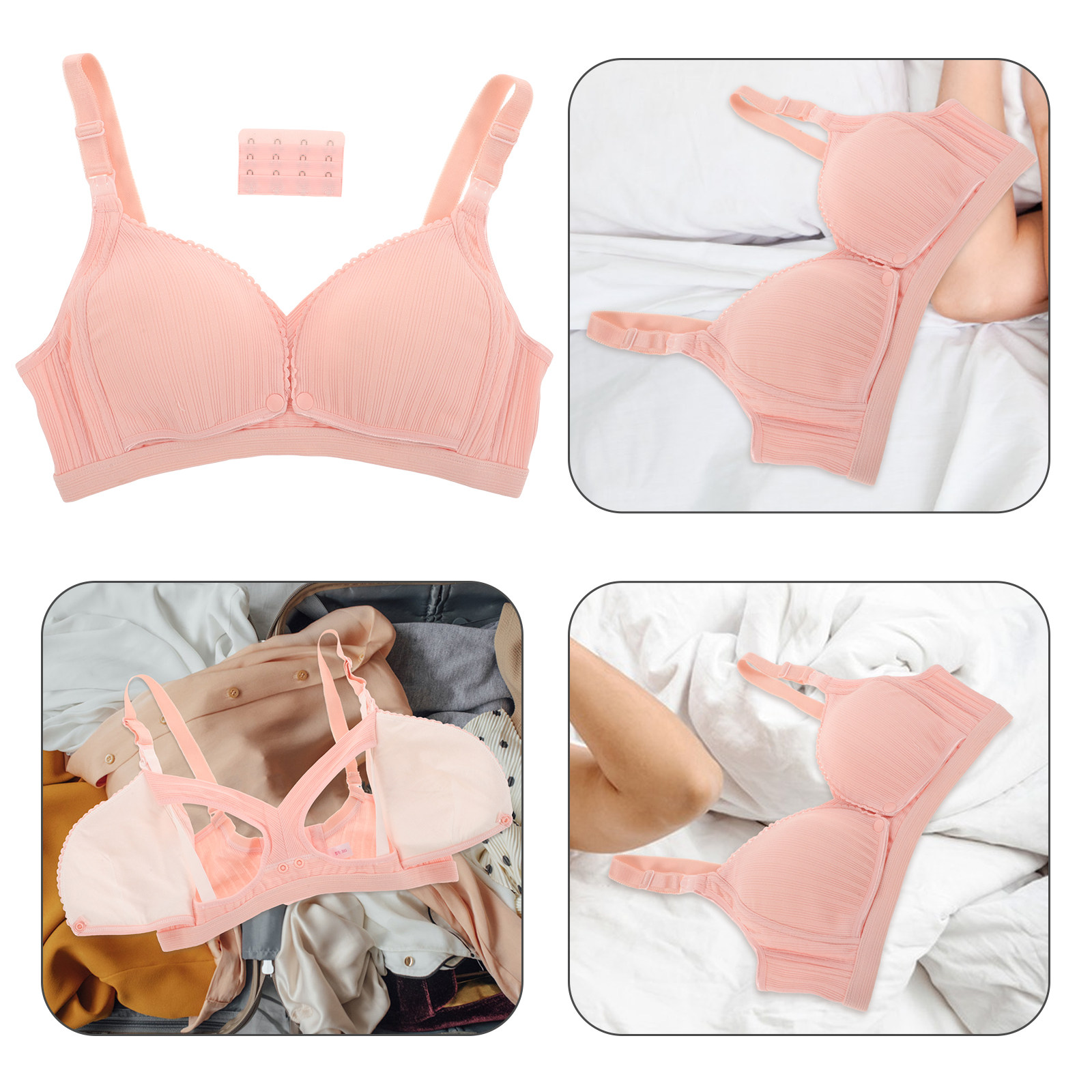 Sujetador de lactancia inalámb - Nursing Bra Sleep reseña y precio