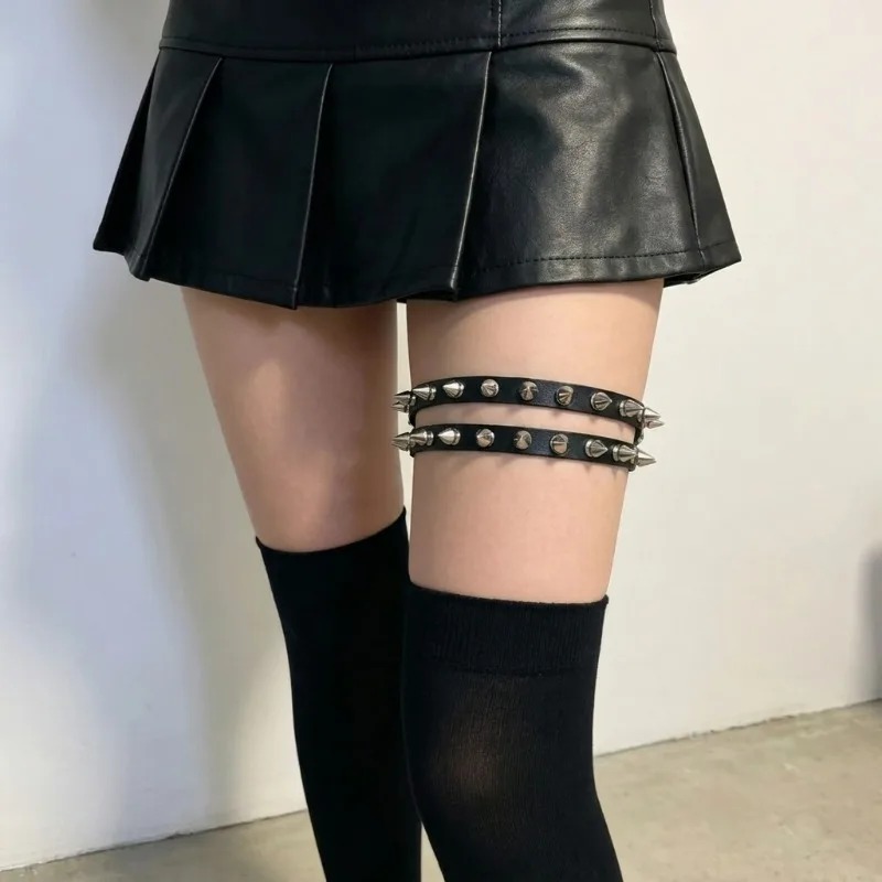 Cinturón de pierna con remache - Garter Belt Set reseña y precio