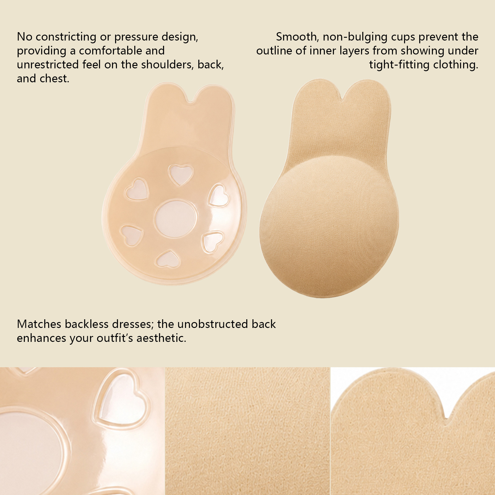 Cubrepezones invisibles con or - Nipple Cover Pasties reseña y precio