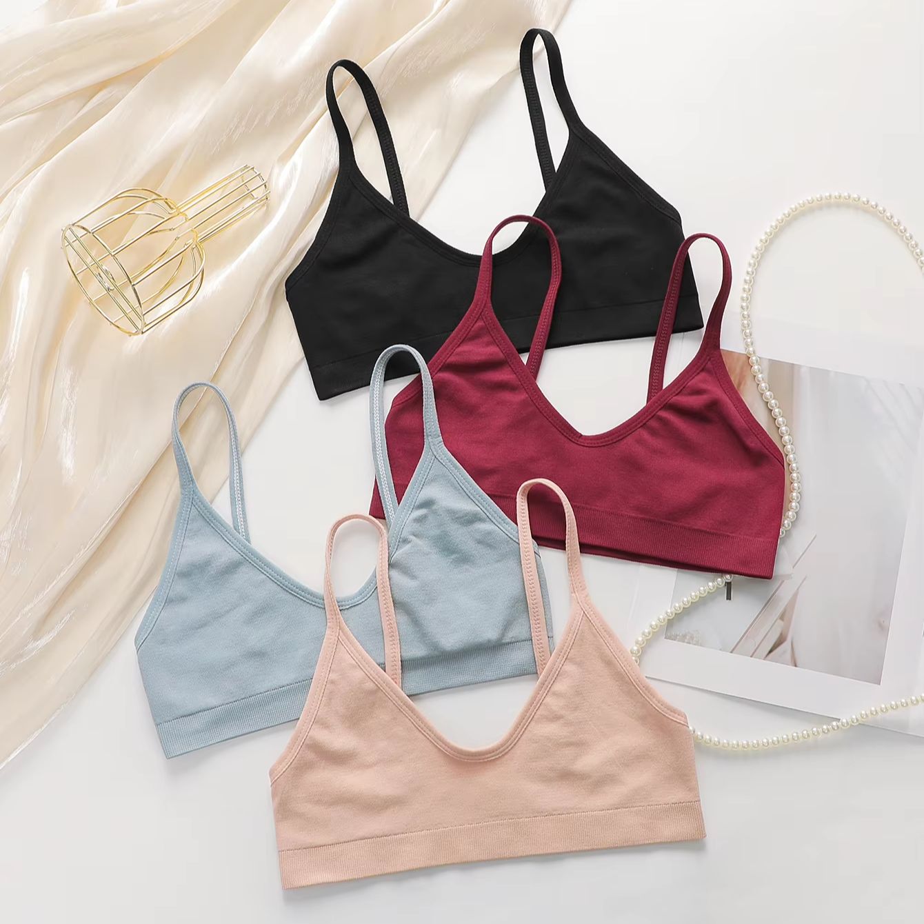 Sujetador sin costuras para mu - Bralette Wireless Soft reseña y precio