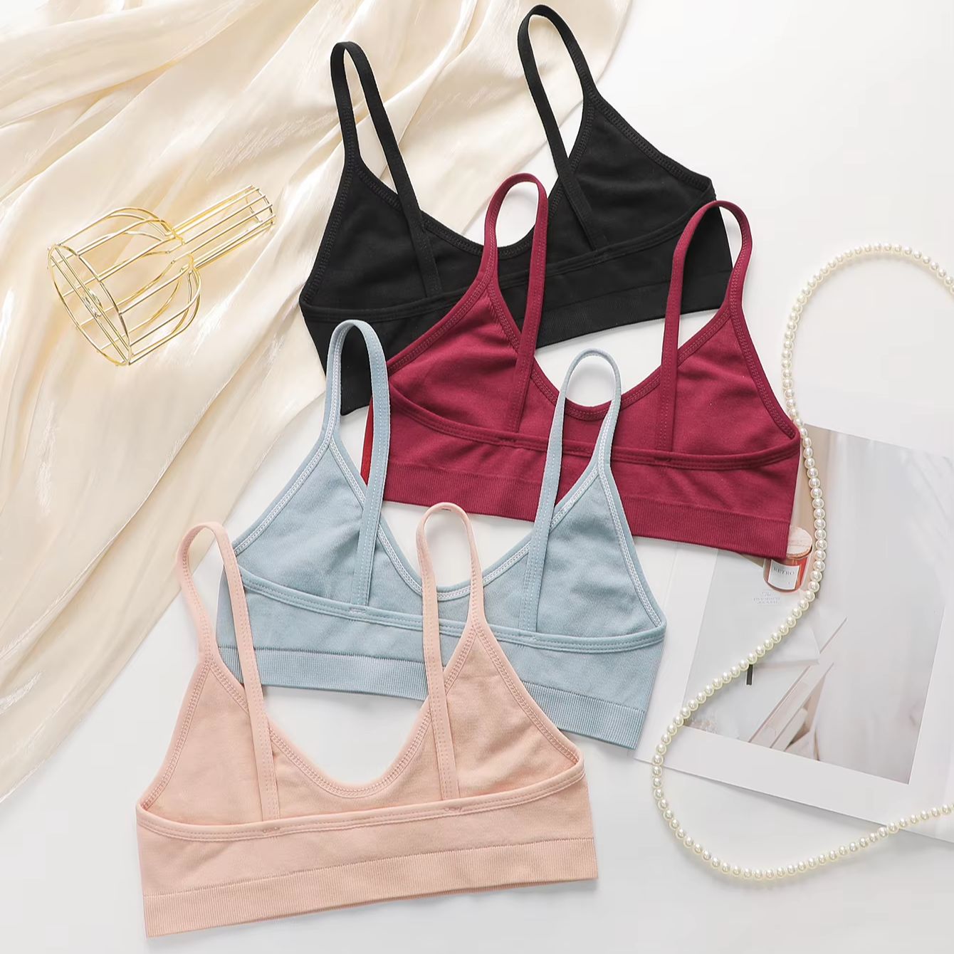 Sujetador sin costuras para mu - Bralette Wireless Soft reseña y precio