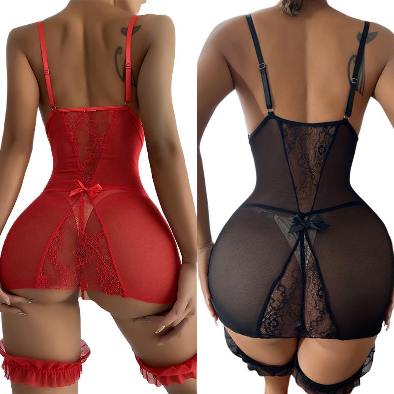 Vestido de noche transparente  - Babydoll Chemise Night reseña y precio