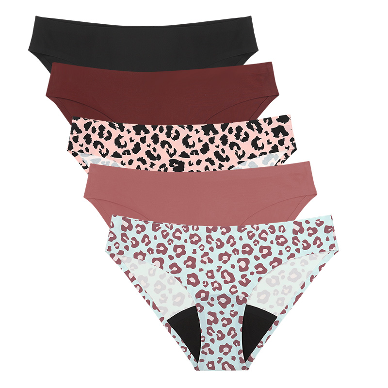Nuevo estilo leopardo mujeres  - Period Panty Absorbent reseña y precio