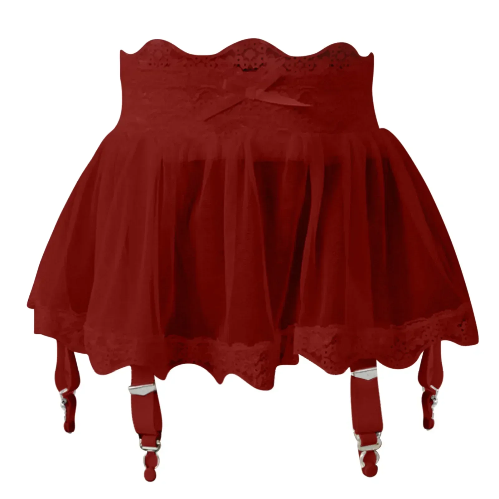 Minifalda sexy de encaje de ci - Garter Belt Set reseña y precio