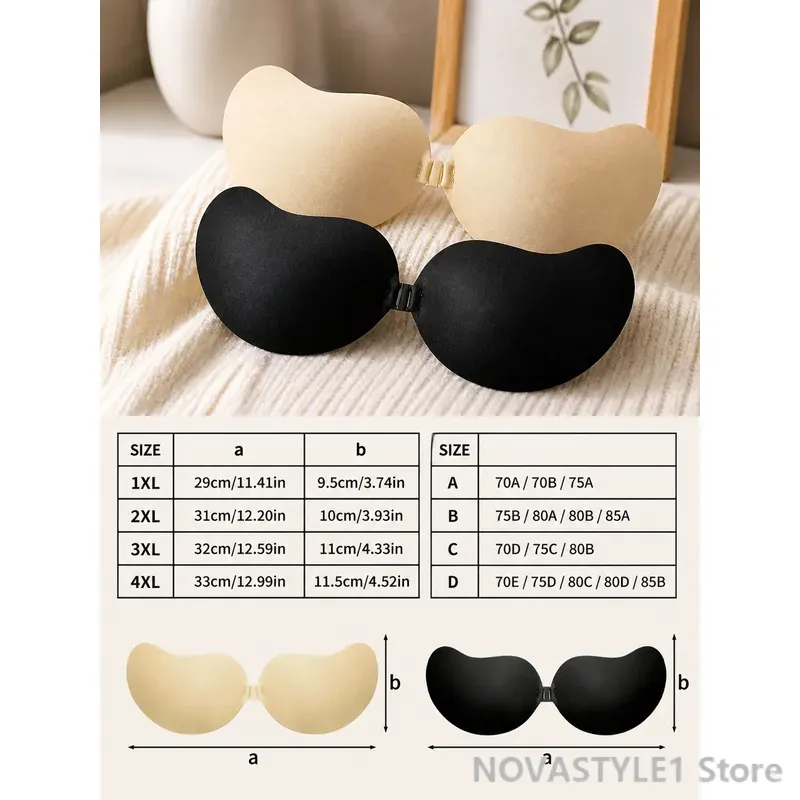 2 pares de sujetadores invisib - Strapless Bra Backless reseña y precio