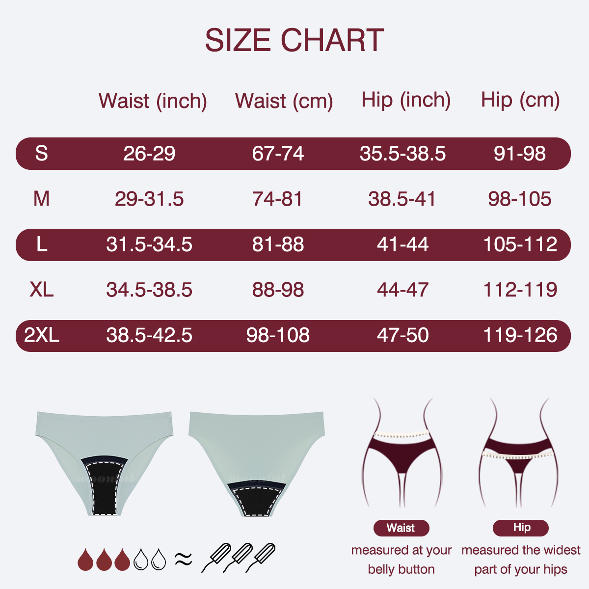 Bragas menstruales a prueba de - Period Panty Absorbent reseña y precio